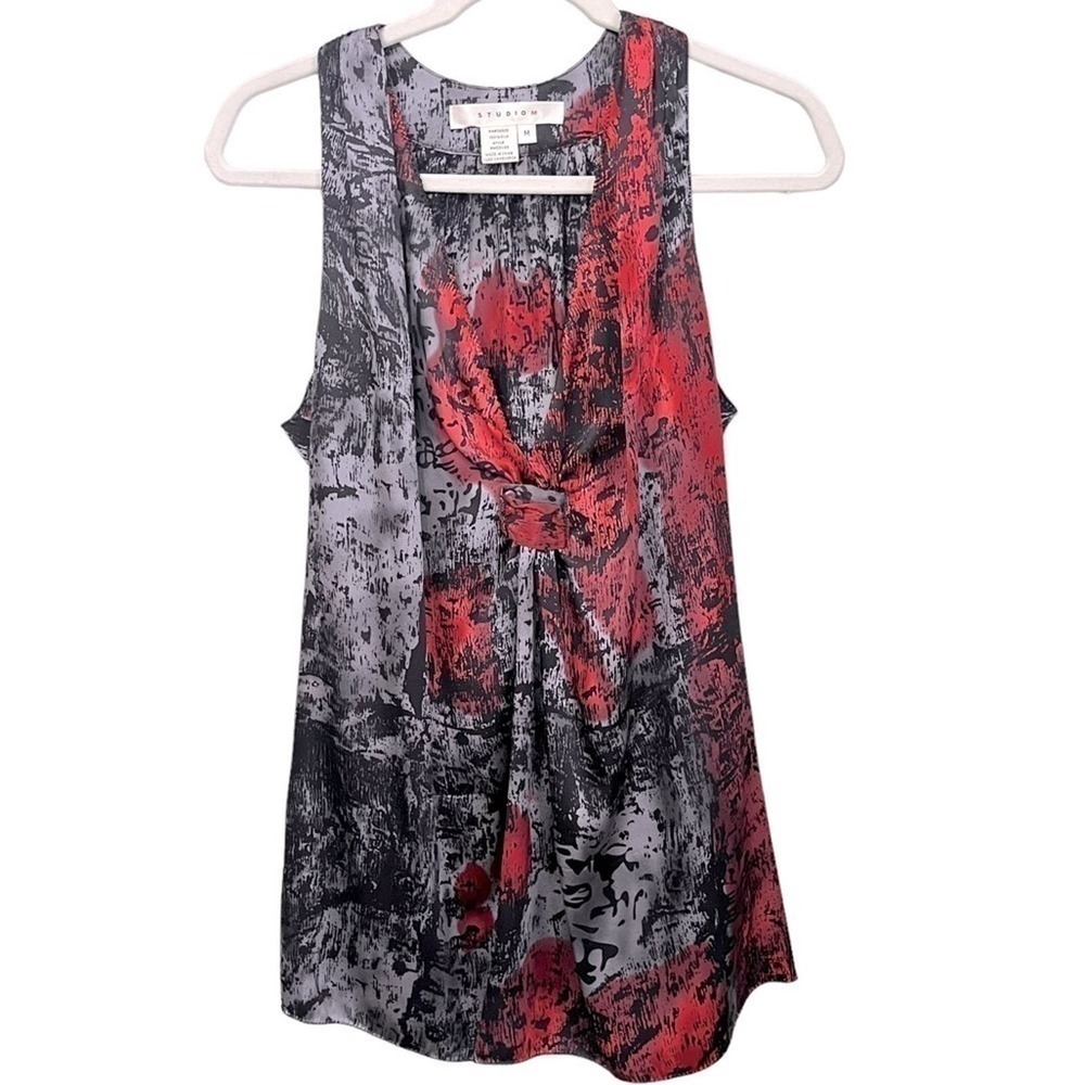 Max‎ Studio 100% silk Tank size M